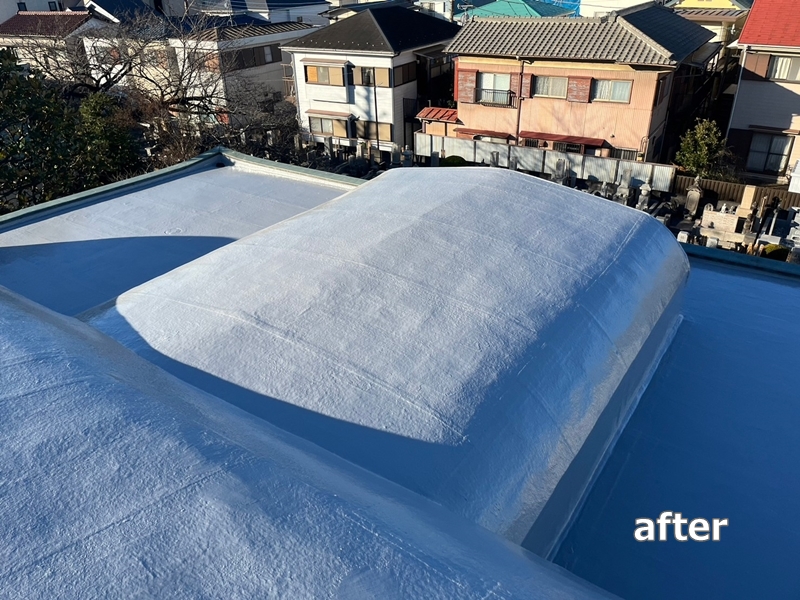 オートンウレアックス 下塗り+上塗りセット FRP防水の塗替え